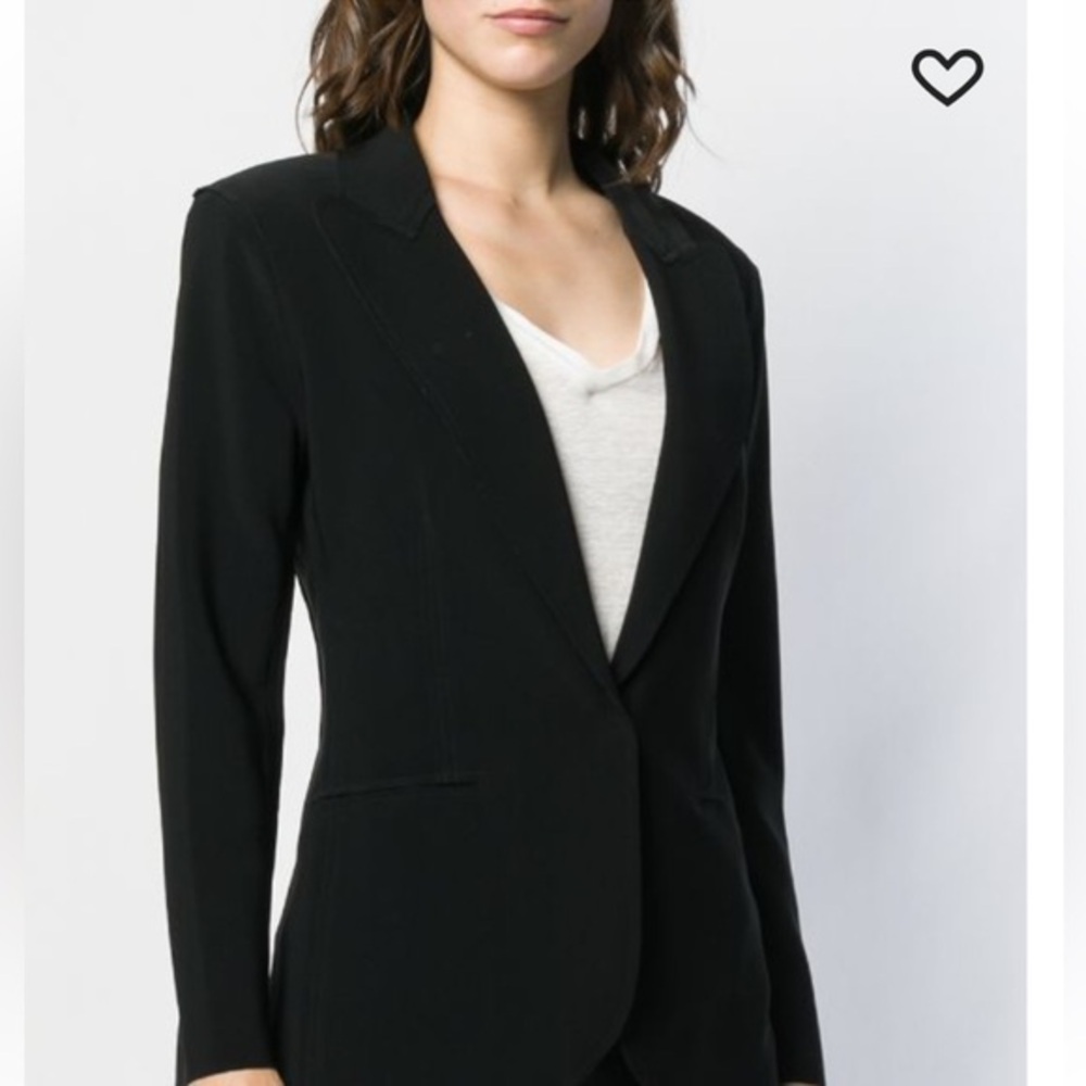 Norma Kamali Single Breasted Blazer